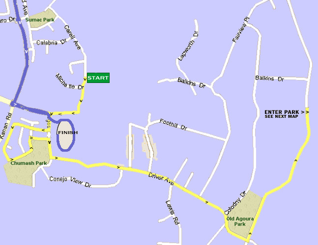 Half Marathon map